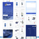 نمونه طراحی سایت فروشگاهی